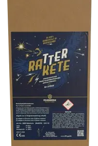 FKF Ratterkete - Salutrakete mit Pfeifratteraufstieg